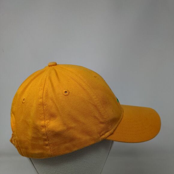 A's Strapback Hat Orangish-Yellow Large/XL Embroidered Rawlings - Picture 4 of 9